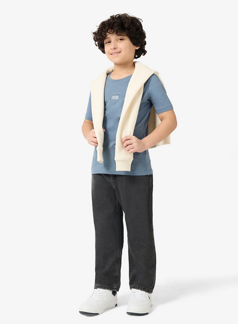 Jack & Jones Junior Kids Jjichris Sq 737 Straight Jeans - Image 2